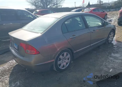 2008 Honda Civic Lx z USA, uszkodzony, nr VIN 1HGFA16538L102016